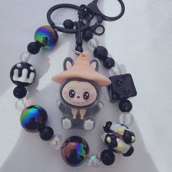 THE MONSTERS Dangling LABUBU Charm keychain, mobile phone chain, bag chain  #7 - Picture 1 of 2